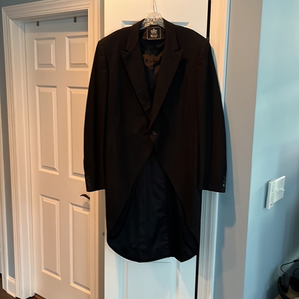 Wetzel of New York Vintage Black Formal Tailcoat